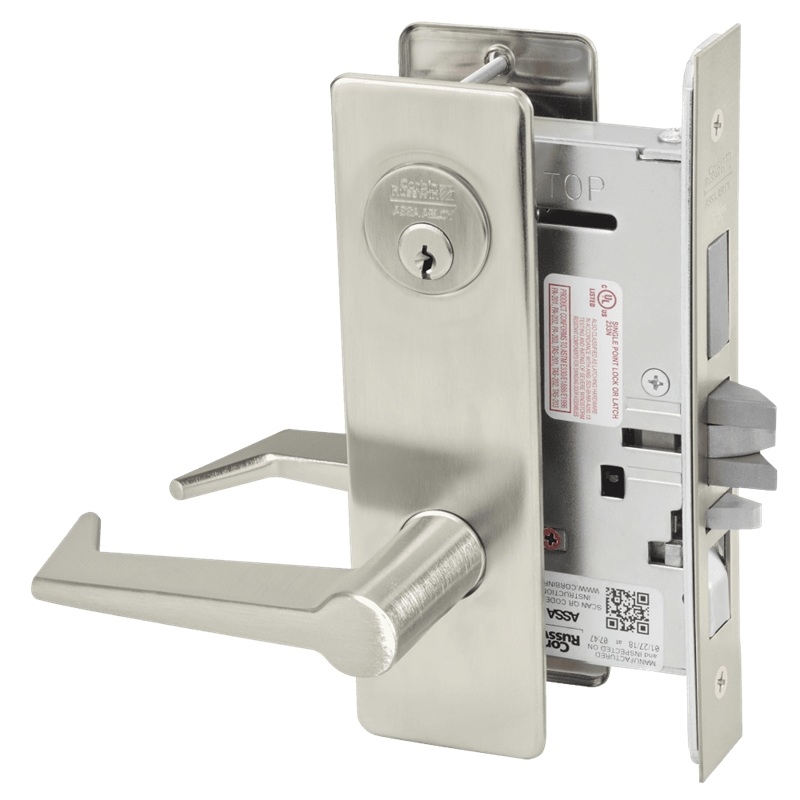 Picture of Corbin Russwin ML2067 ESM Apartment or Dormitory Mortise Lock, ES Lever, M Escutcheon