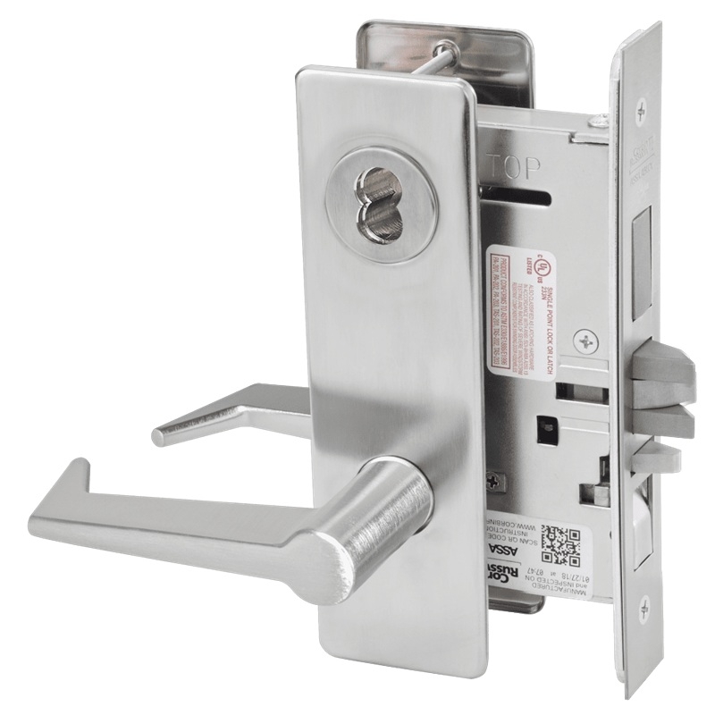 Picture of Corbin Russwin ML2067 ESM Apartment or Dormitory Mortise Lock, ES Lever, M Escutcheon