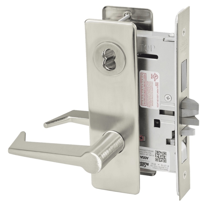Picture of Corbin Russwin ML2067 ESM Apartment or Dormitory Mortise Lock, ES Lever, M Escutcheon