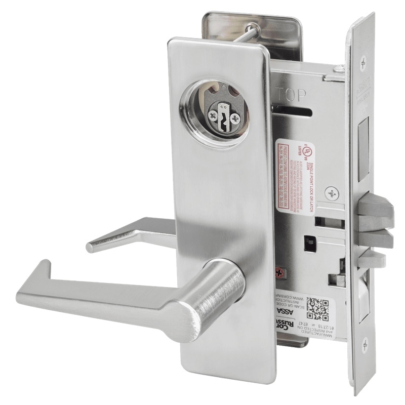 Picture of Corbin Russwin ML2067 ESM Apartment or Dormitory Mortise Lock, ES Lever, M Escutcheon