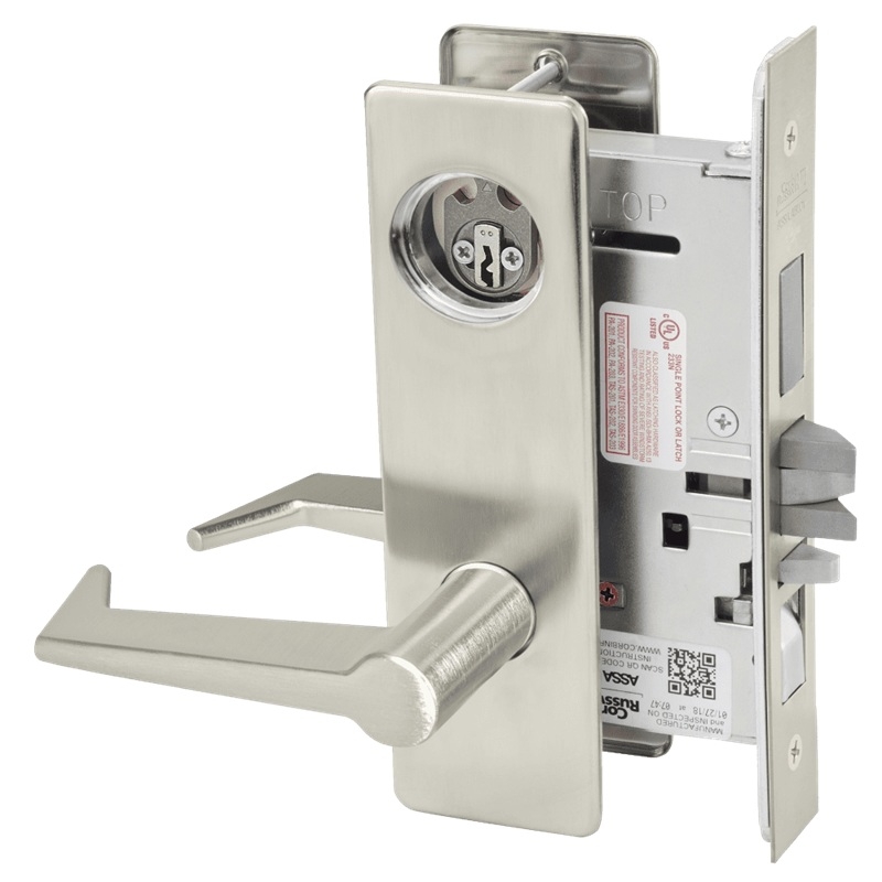 Picture of Corbin Russwin ML2067 ESM Apartment or Dormitory Mortise Lock, ES Lever, M Escutcheon