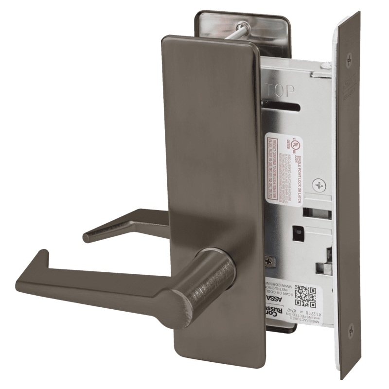 Picture of Corbin Russwin ML2070 ESM Full Dummy Trim Mortise Lock, ES Lever, M Escutcheon