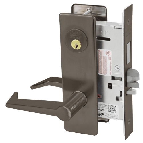 Picture of Corbin Russwin ML2075 ESM Security Entrance or Office Mortise Lock, ES Lever, M Escutcheon
