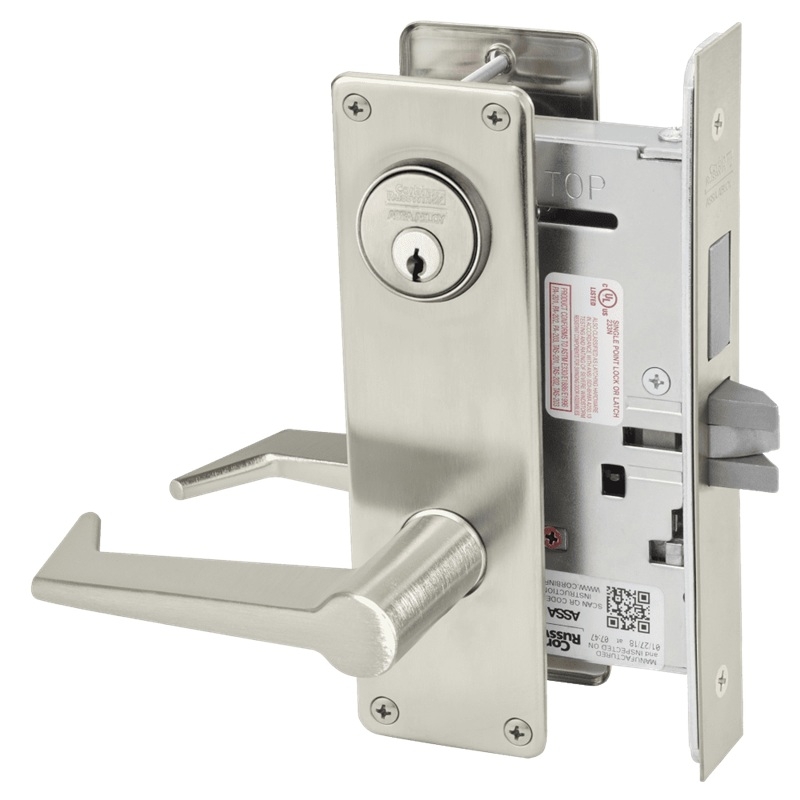Picture of Corbin Russwin ML2022 ESN Store Door Mortise Lock, ES Lever, N Escutcheon