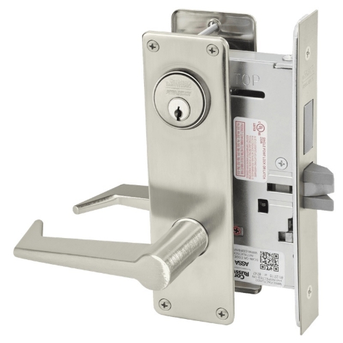 Picture of Corbin Russwin ML2024 ESN Entrance or Storeroom Mortise Lock, ES Lever, N Escutcheon