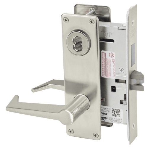Picture of Corbin Russwin ML2024 ESN Entrance or Storeroom Mortise Lock, ES Lever, N Escutcheon