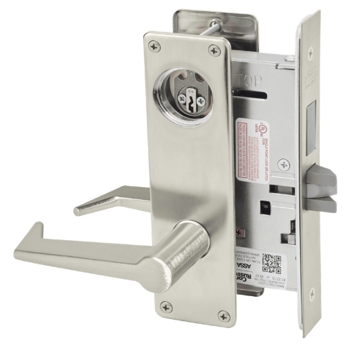 Picture of Corbin Russwin ML2024 ESN Entrance or Storeroom Mortise Lock, ES Lever, N Escutcheon