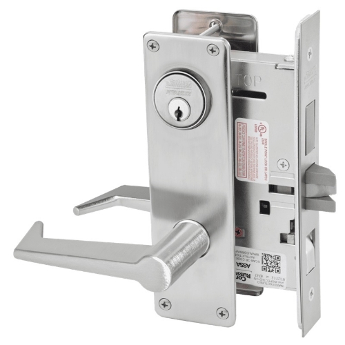Picture of Corbin Russwin ML2048 ESN Entrance or Apartment Mortise Lock, ES Lever, N Escutcheon