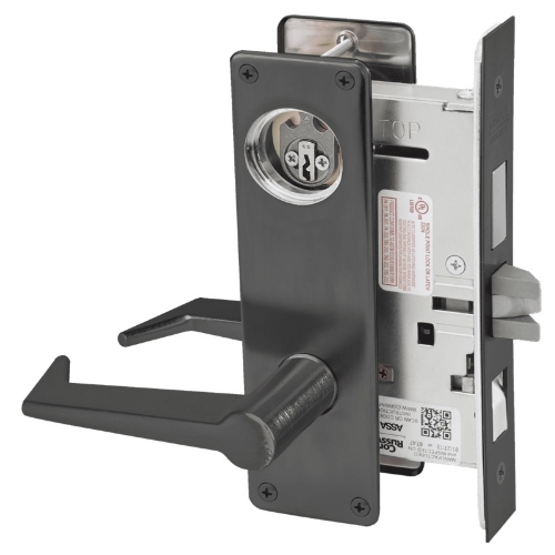 Picture of Corbin Russwin ML2048 ESN Entrance or Apartment Mortise Lock, ES Lever, N Escutcheon
