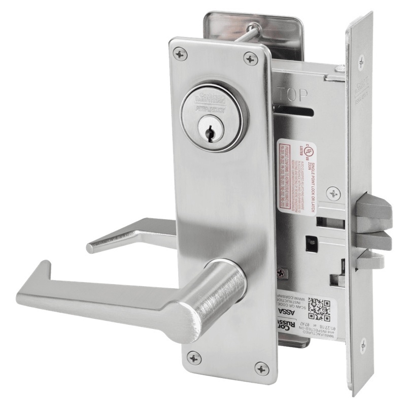 Picture of Corbin Russwin ML2055 ESN Classroom Mortise Lock, ES Lever, N Escutcheon