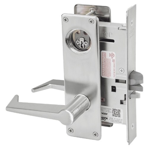 Picture of Corbin Russwin ML2055 ESN Classroom Mortise Lock, ES Lever, N Escutcheon