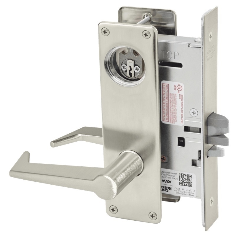 Picture of Corbin Russwin ML2055 ESN Classroom Mortise Lock, ES Lever, N Escutcheon