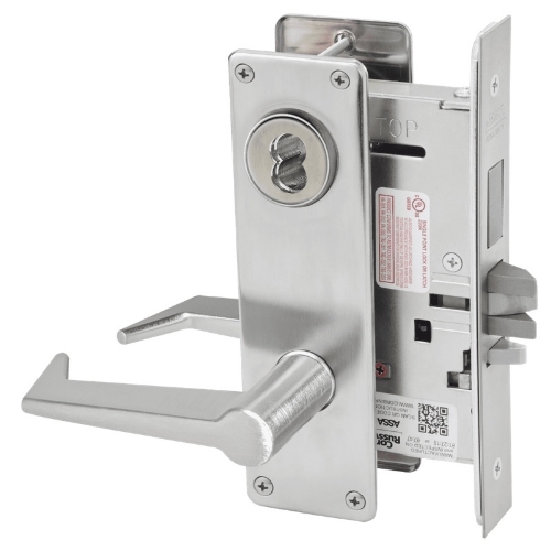 Picture of Corbin Russwin ML2072 ESN Classroom Intruder Mortise Lock, ES Lever, N Escutcheon