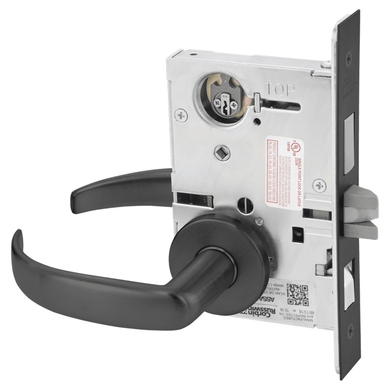 Picture of Corbin Russwin ML2048 PSA Entrance or Apartment Mortise Lock, PS Lever, A Rose