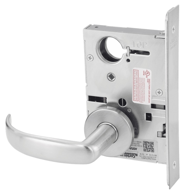 Picture of Corbin Russwin ML2050 PSA Half Dummy Trim Mortise Lock, PS Lever, A Rose