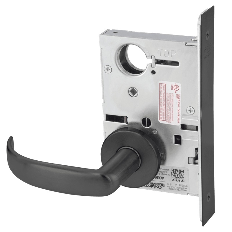 Picture of Corbin Russwin ML2050 PSA Half Dummy Trim Mortise Lock, PS Lever, A Rose