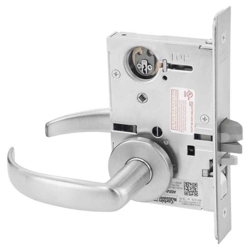 Picture of Corbin Russwin ML2051 PSA Entrance or Office Mortise Lock, PS Lever, A Rose