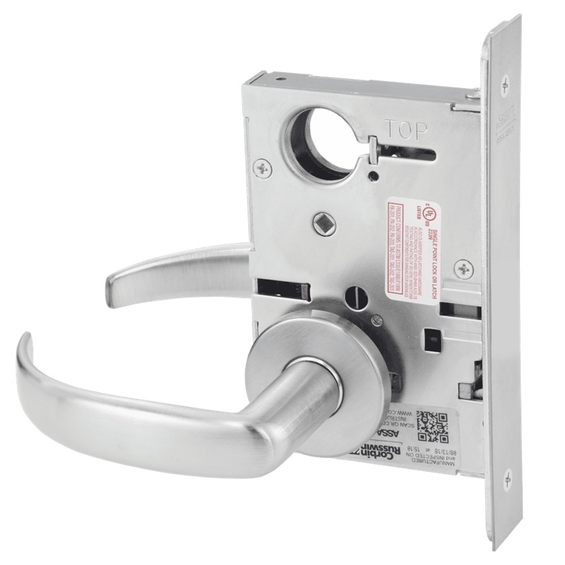 Picture of Corbin Russwin ML2070 PSA Full Dummy Trim Mortise Lock, PS Lever, A Rose