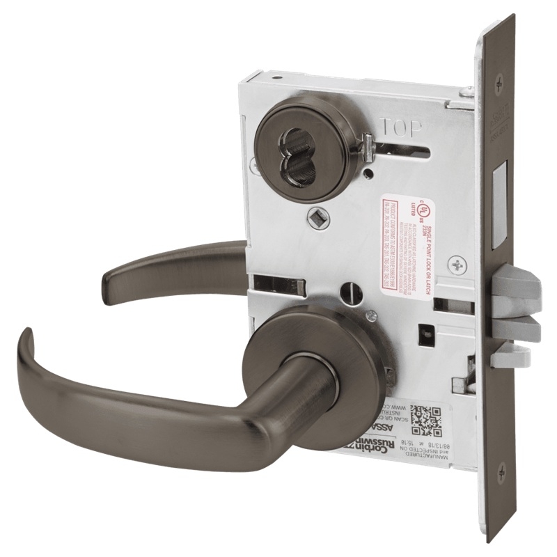 Picture of Corbin Russwin ML2072 PSA Classroom Intruder Mortise Lock, PS Lever, A Rose