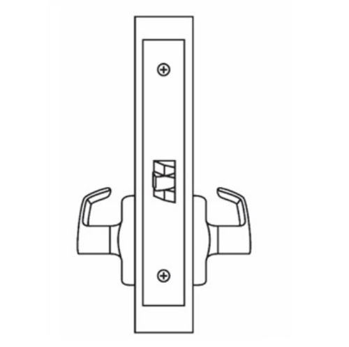 Picture of Corbin Russwin ML2010 PSM Passage or Closet Mortise Lock, PS Lever, M Escutcheon