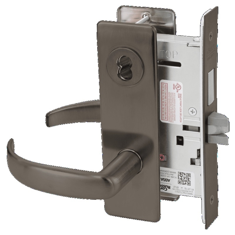 Picture of Corbin Russwin ML2022 PSM Store Door Mortise Lock, PS Lever, M Escutcheon