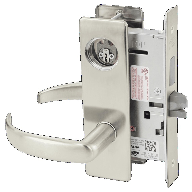Picture of Corbin Russwin ML2022 PSM Store Door Mortise Lock, PS Lever, M Escutcheon