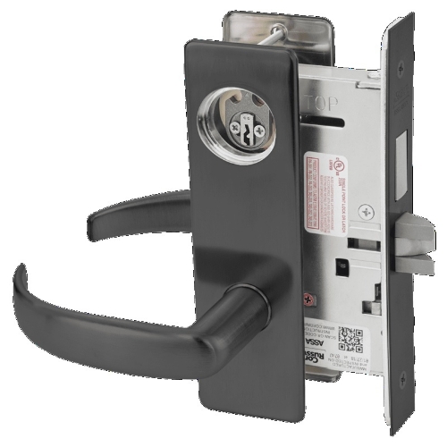 Picture of Corbin Russwin ML2024 PSM Entrance or Storeroom Mortise Lock, PS Lever, M Escutcheon