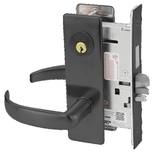 Picture of Corbin Russwin ML2029 PSM Hotel or Motel Mortise Lock, PS Lever, M Escutcheon