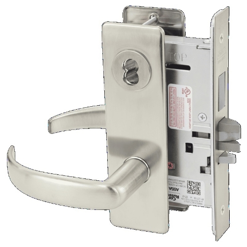 Picture of Corbin Russwin ML2029 PSM Hotel or Motel Mortise Lock, PS Lever, M Escutcheon