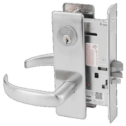 Picture of Corbin Russwin ML2032 PSM Institution or Utility Mortise Lock, PS Lever, M Escutcheon