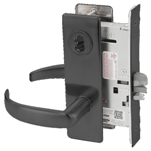 Picture of Corbin Russwin ML2032 PSM Institution or Utility Mortise Lock, PS Lever, M Escutcheon
