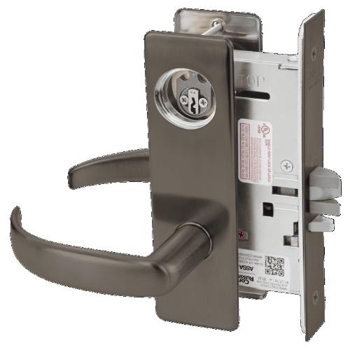 Picture of Corbin Russwin ML2032 PSM Institution or Utility Mortise Lock, PS Lever, M Escutcheon