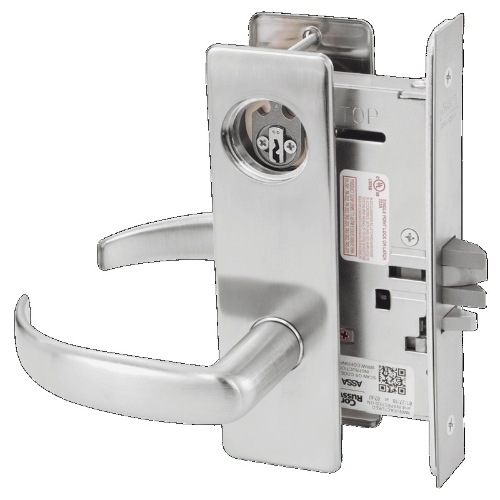 Picture of Corbin Russwin ML2032 PSM Institution or Utility Mortise Lock, PS Lever, M Escutcheon