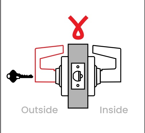 Picture of Schlage ND80BDEL SPA - Grade 1 Electrified Cylindrical Lock, Storeroom Function, 12-24 VDC, Fail Safe, Sparta Lever, SFIC Prep