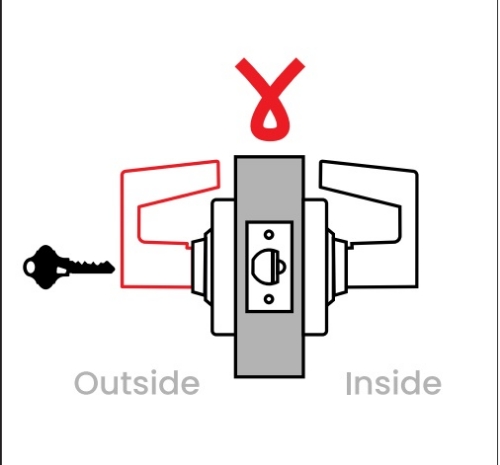 Picture of Schlage ND80BDEU SPA Grade 1 Electrified Cylindrical Lock, Storeroom Function, 12-24 VDC, Fail Secure, Sparta Lever, SFIC Prep