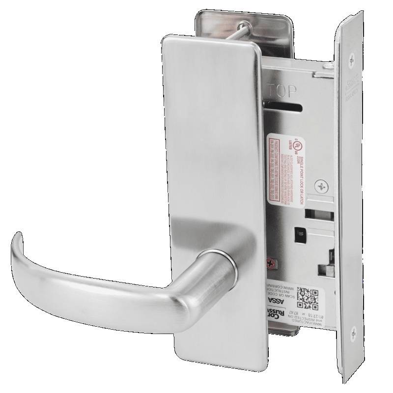 Picture of Corbin Russwin ML2050 PSM Half Dummy Trim Mortise Lock, PS Lever, M Escutcheon