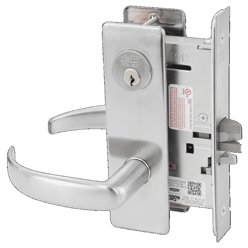 Picture of Corbin Russwin ML2055 PSM Classroom Mortise Lock, PS Lever, M Escutcheon