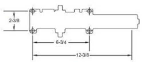 Picture of Norton Rixson 7500H Multi-Sized Tri Mount Friction Hold Open