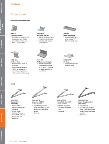 Picture of LCN 1460-72 Standard Cover