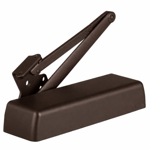 Picture of Stanley QDC117 R Grade 1 Extra Heavy Duty Door Closer - Fully Adjustable - Cast Iron Body - Extra Duty Arm with Stop - Full Sized Rounded  Plastic Cover