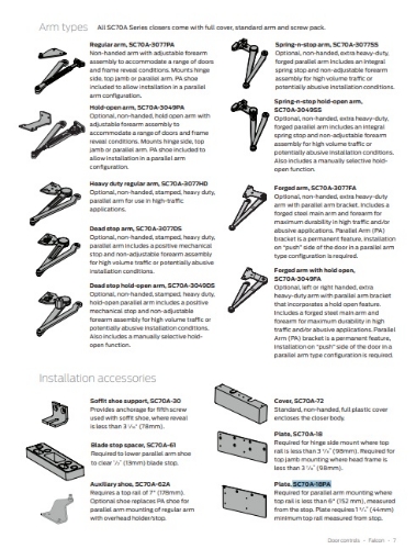 Picture of Falcon SC70A-62A Offset Auxiliary Shoe