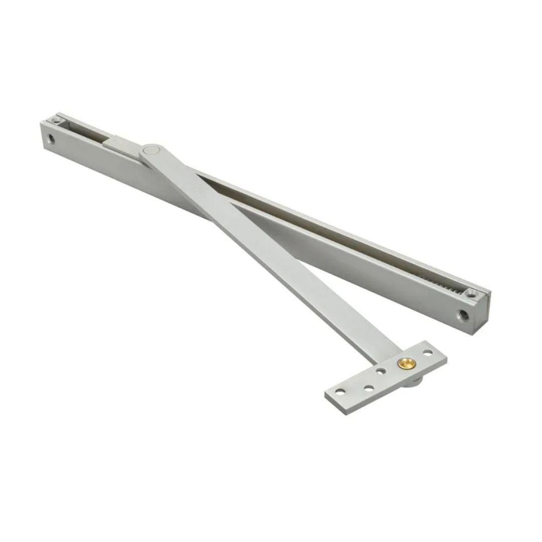 Picture of Sargent 698S 26D Heavy Duty Overhead Concealed Mount Stop, 35-1/2" to 39-1/8" Doors, Satin Chrome