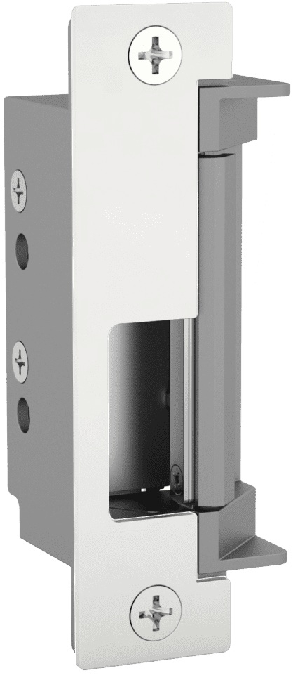 Picture of HES 4500C-629 Grade 1 Electric Strike, Fail Safe/Fail Secure, 12/24 VDC, Low Profile, Fire Rated, Bright Stainless Steel