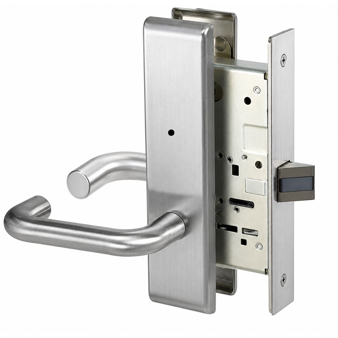 Picture of Accentra (Yale) CRCN8802FL Mortise Privacy Lever Lock, Carmel Lever