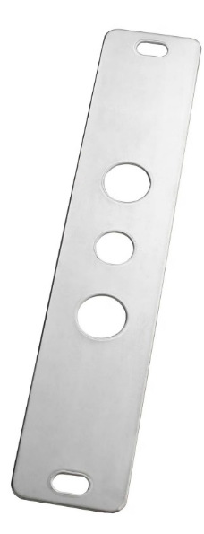 Picture of HES 9000-108 630 Spacer Plate, For use with 9500/9600 Series Strikes, 1/8" Shim Plate, Satin Stainless Steel - Pack of 4
