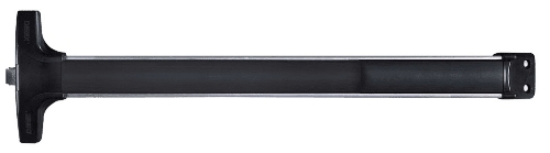 Picture of Detex V4003A HD 628 99, Rim Panic Exit Device Hex Dogging - Key retracts pull; pull trim - Aluminum - 99 Surface Strike