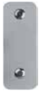 Picture of Detex 01PN 628, PN Blank Plate for Value Series Devices, Aluminum Painted