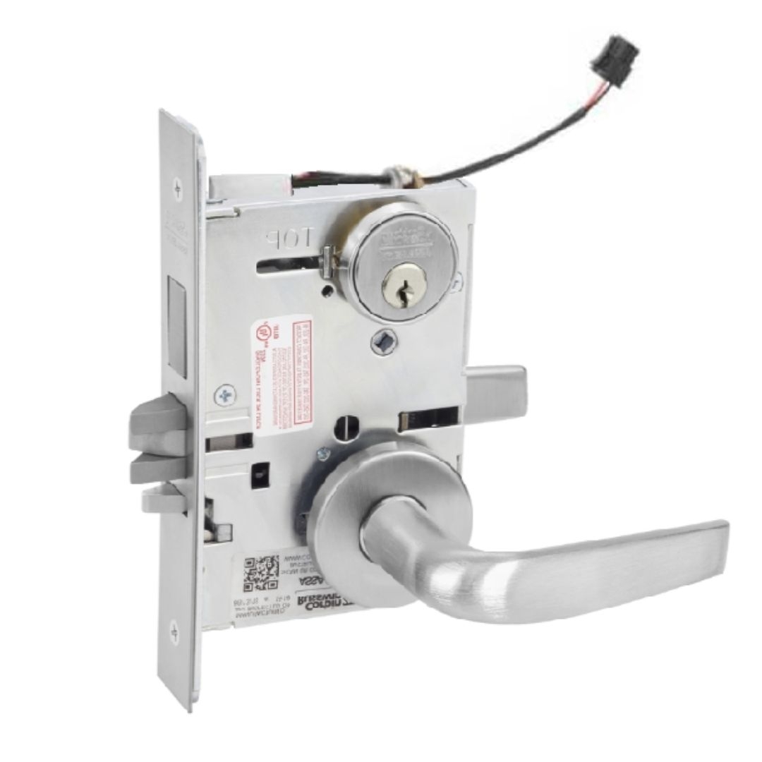 Picture of Corbin Russwin ML20906 ASA 626  SEC Electrically Controlled Mortise Lock - Fail Secure - ASA Lever - Satin Chrome