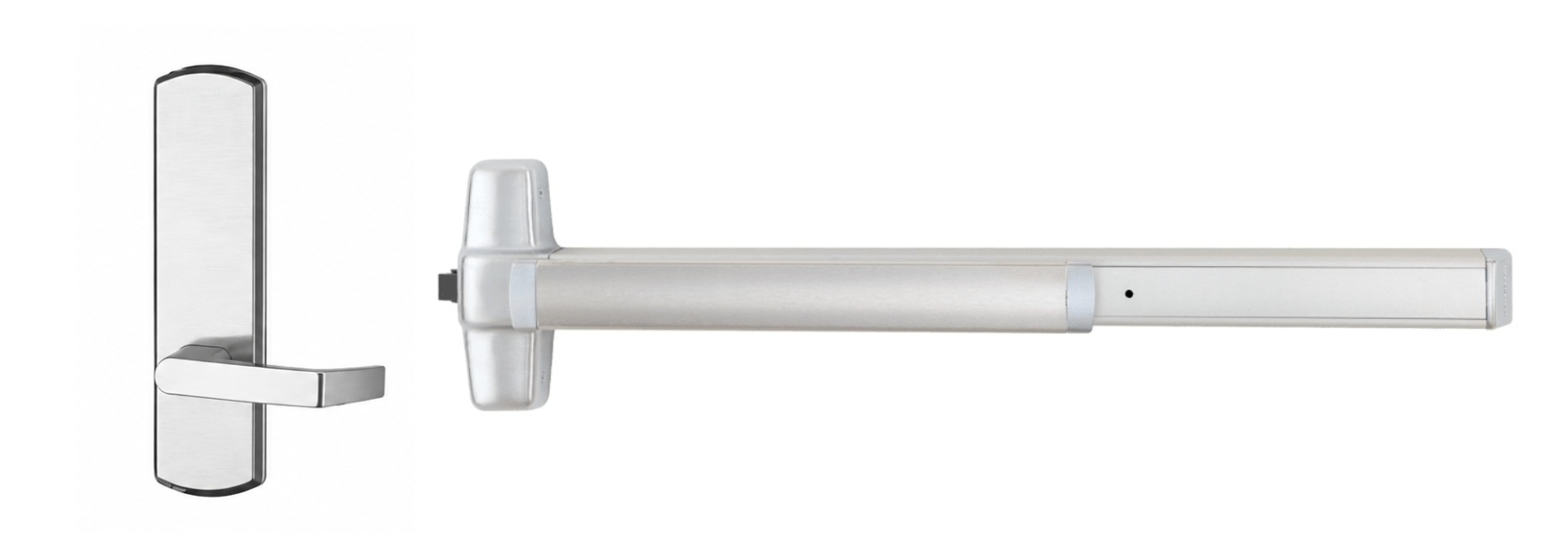 Picture of Von Duprin 98L-DT / 99L-DT Rim Panic Exit Device, with Blank Escutcheon, Rigid Lever, 996 Dummy Trim