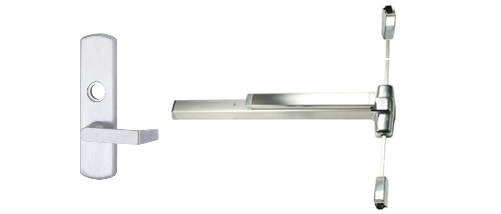 Picture of Von Duprin 9827L / 9927L Surface Vertical Rod Panic Exit Device, Rigid Lever, With 996 Trim